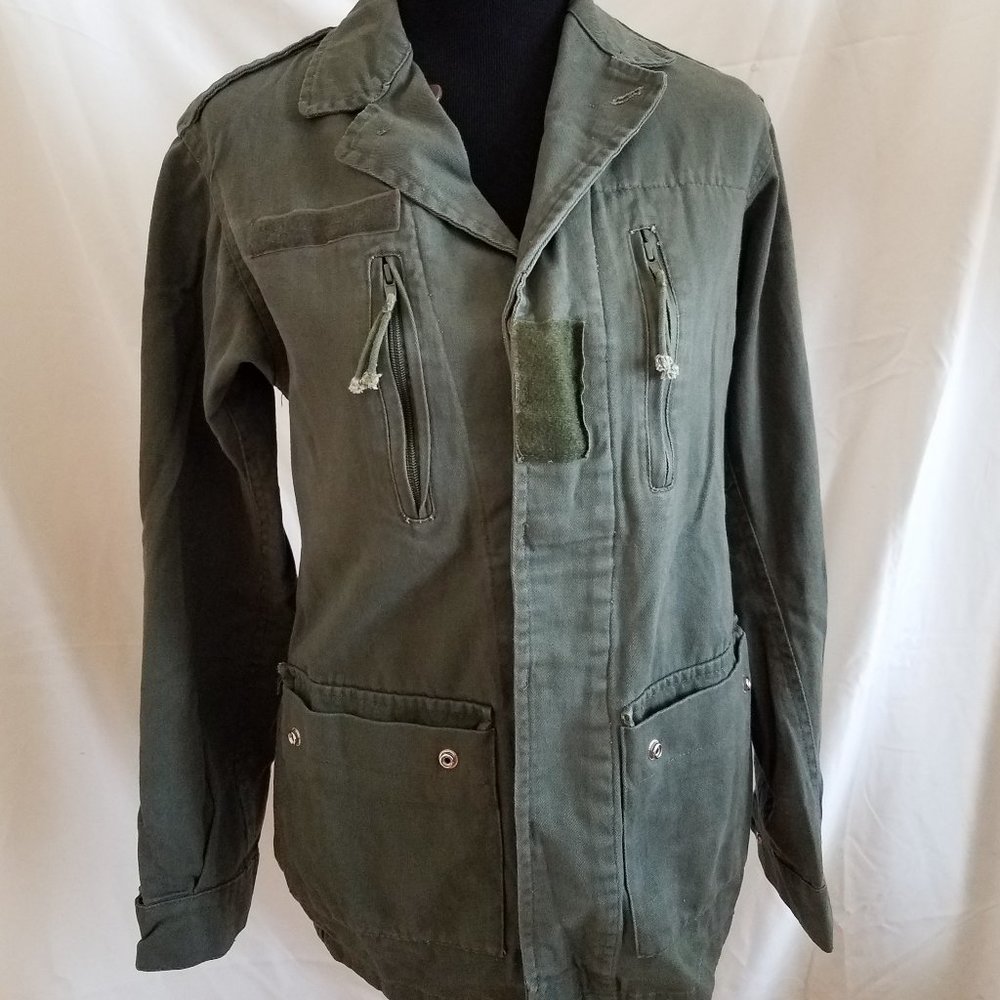 Vintage Style Green Army Jacket